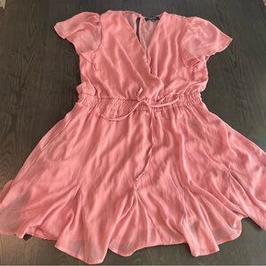 Francesca’s Triixi pink mini dress size XL